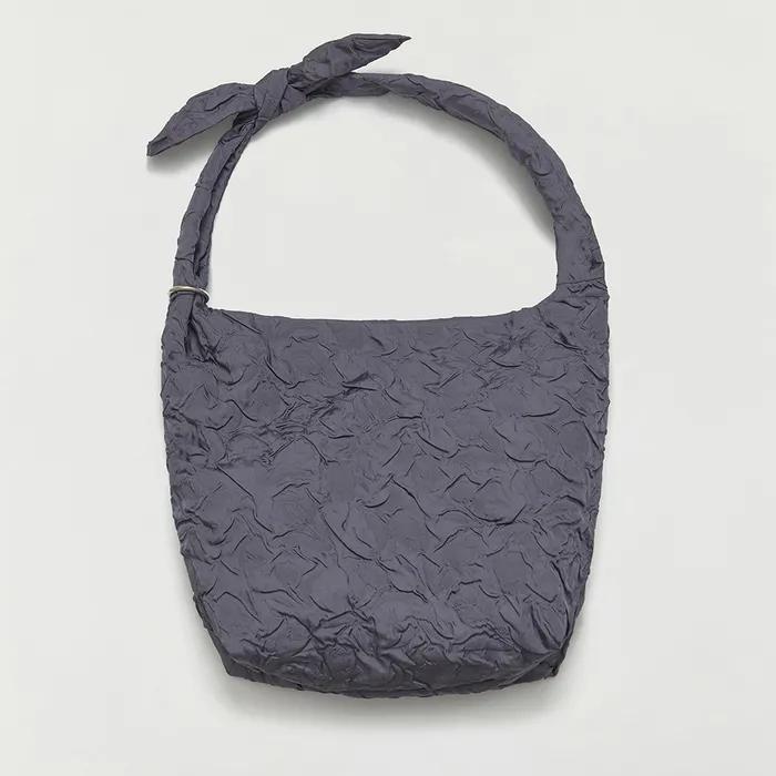 Rose knot bag_charcoal