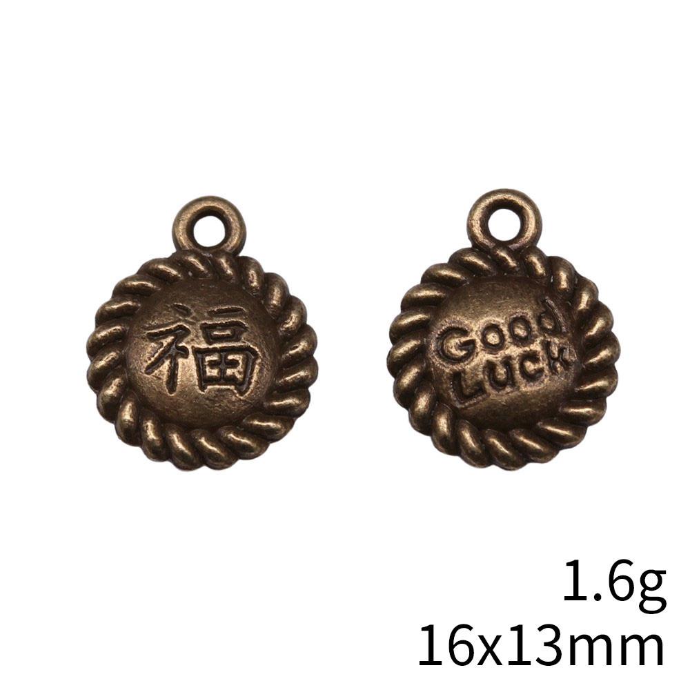 Valentine's Day Charms For Necklace Chinese Knot Chinese Character Charms Pendant Women's Bag Pendant Accessories