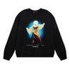 Grenzüberschreitender E-Commerce Herbst und Winter Lila klassischer Buchstabenaufdruck Amerikanische Streetwear Trendmarke schwerer Pullover Frottee Pullover