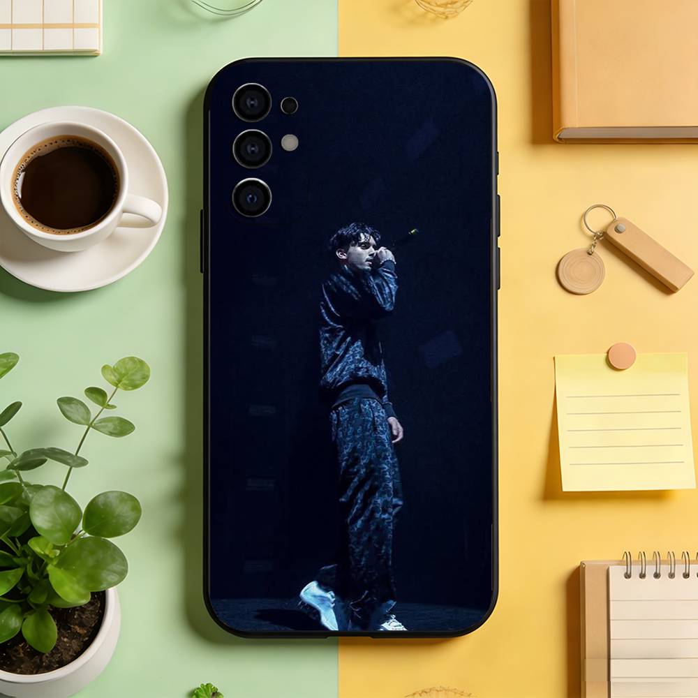 

Rapper R-RNBOI Phone Case For Samsung S25,S24,S21,S22,S23,S30,Ultra,S20,Plus,Fe,Lite,Note,10,Black Cover Samsung S25Plus