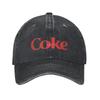 Coke Funny Lover Diet Washed Denim Cap Casual Baseball Caps Adjustable Hat Summer Unisex Baseball Hats
