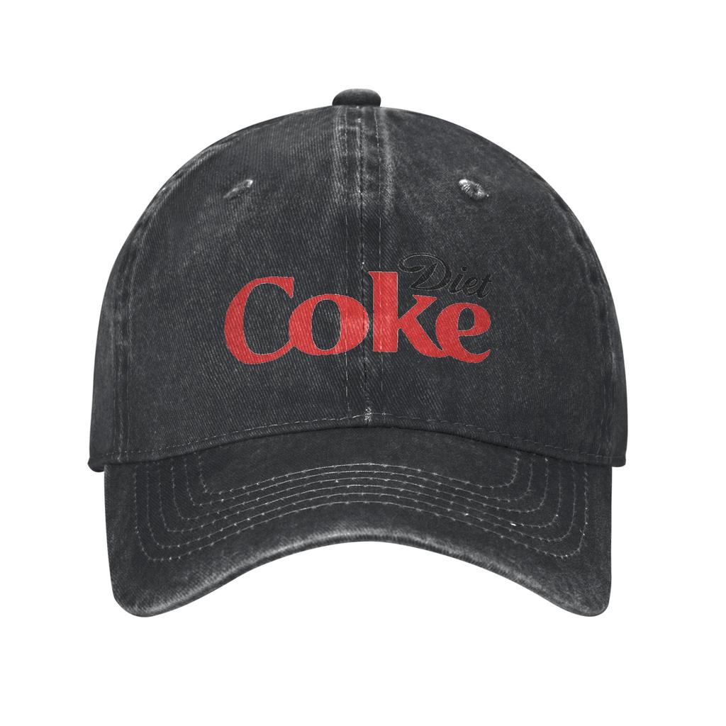 Coke Funny Lover Diet Washed Denim Cap Casual Baseball Caps Adjustable Hat Summer Unisex Baseball Hats