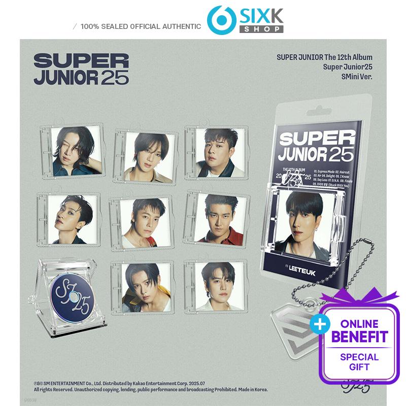 

[Предзаказ] SUPER JUNIOR 12-й Полноформатный Альбом [Super Junior25] SMini Версия. Стриминговое событие POB YES24 RANDOM
