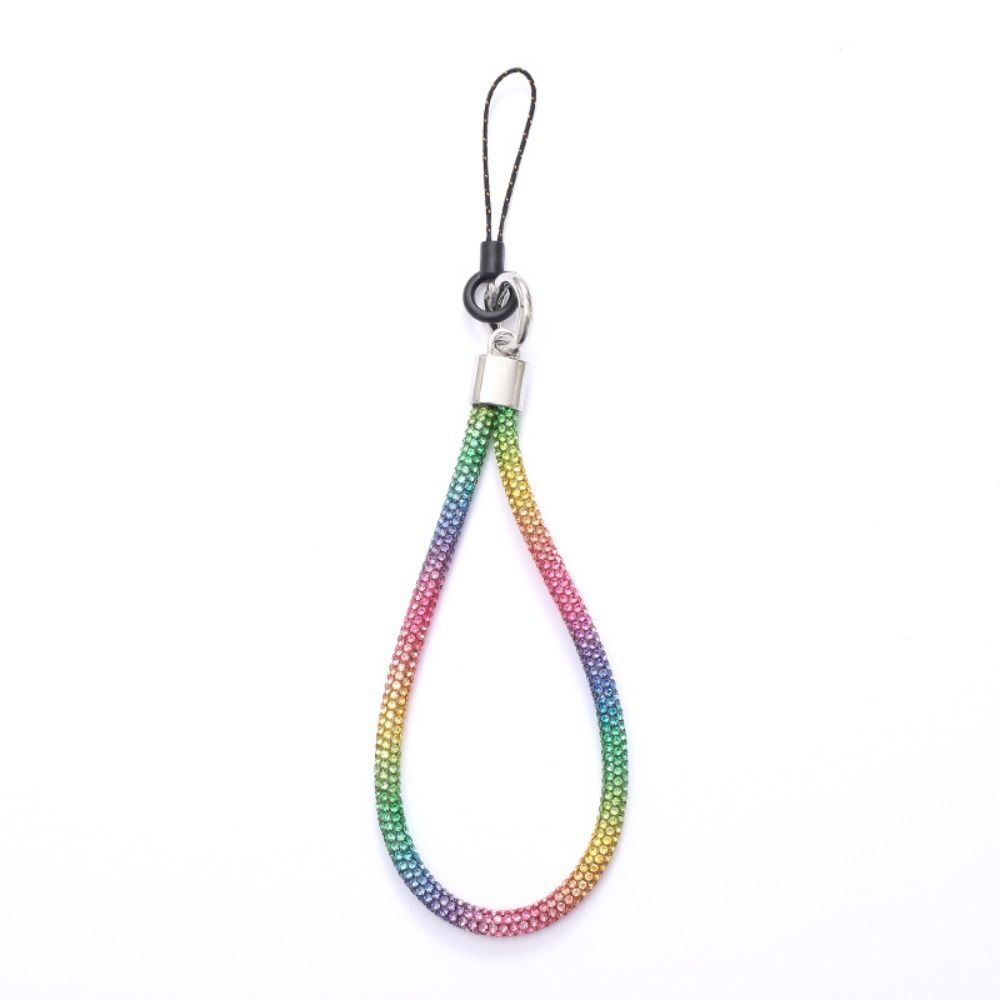 Glitter Flashy Phone Lanyard Phone Wrist Straps Keychain Hanging Anti-lost Rope