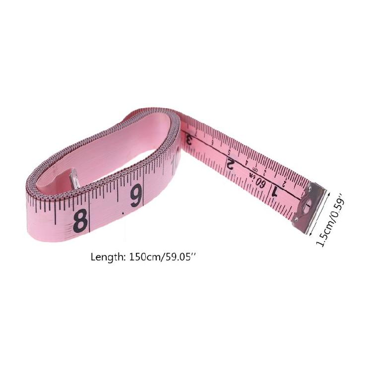Soft Tape Measure Double Scale Body Sewing Flexible Ruler for Weight Loss 60in
