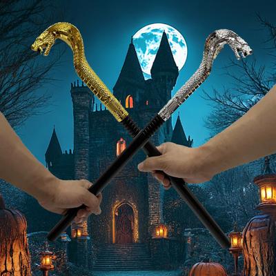 Halloween Schlangenstab Ägyptischer Spazierstock Stock Halloween Party Zuhälterstock Requisite für Verkleidung Cosplay Kostüm