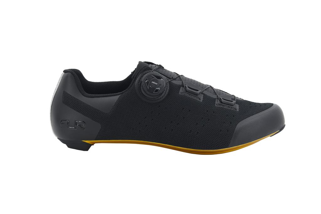 FLR Road Cycling Shoes FNT-5 Knit Midnight Gold 45