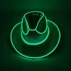 Iridescent LED Light-up Sequin Cowboy Hat for Christmas and Halloween Carnival