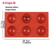 Semi Sphere Silicone Chocolate Mold Half Ball Cake Tray Silicon Dome Baking Moulds DIY Pudding Candy Jelly Kitchen Baking Tool