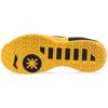 Li Ning All City 7 Cushioning, Wear Resistant Mid top Performance Basketball Shoes Men's Black Yellow ABAN047-10