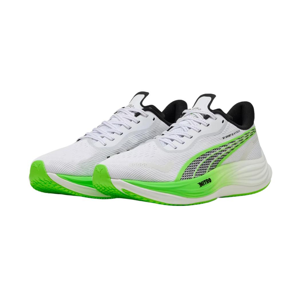 HYROX x Puma Velocity Nitro 3 Bílá Zelená Zář Pánské Tenisky 311410-01