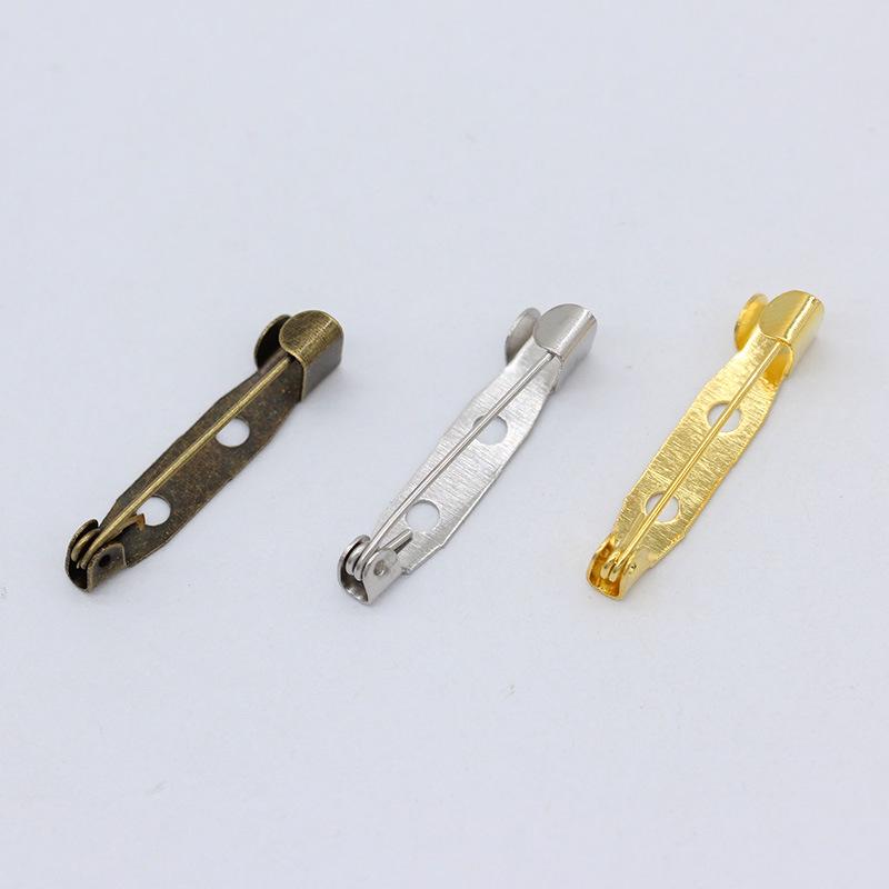 Multi-Color Double Hole Brooch Pin Set - DIY Jewelry Safety Pins (50 Pieces)