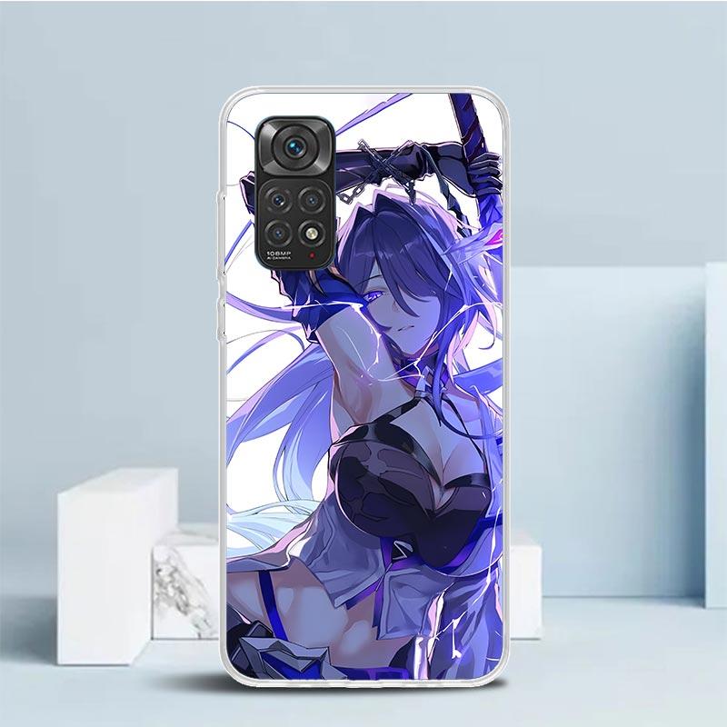 

Honkai Star Rail Acheron Phone Case For Xiaomi Redmi Note 15 14 14S 13 12S 12 Pro Plus 11S 11 11T 11E 10S 10 + Soft TPU Back Cov Redmi Note 12 Pro 5G