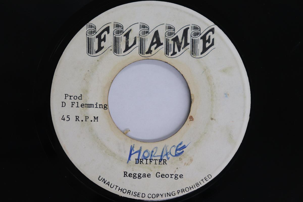 

7inch Record REGGAE GEORGE - Drifter none Flame 1978 Jamaica Reggae, Ska & Dub Used