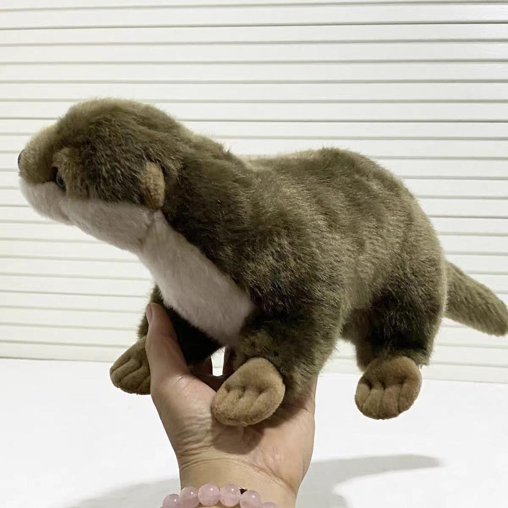 Nuova Bambola Lontra Carina Creativa 40cm Peluche Lontra Commercio Estero Nuovo Animale Peluche Bambola Giocattolo