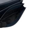 Used Prada Triangle Logo Tessuto Nylon Bifold Long Wallet Navy Business