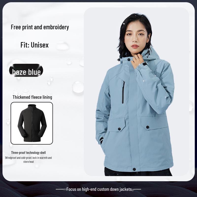 

High-End Custom Logo 3-in-1 Camouflage Down Jacket for Autumn/Winter, Detachable Workwear Outerwear. XL