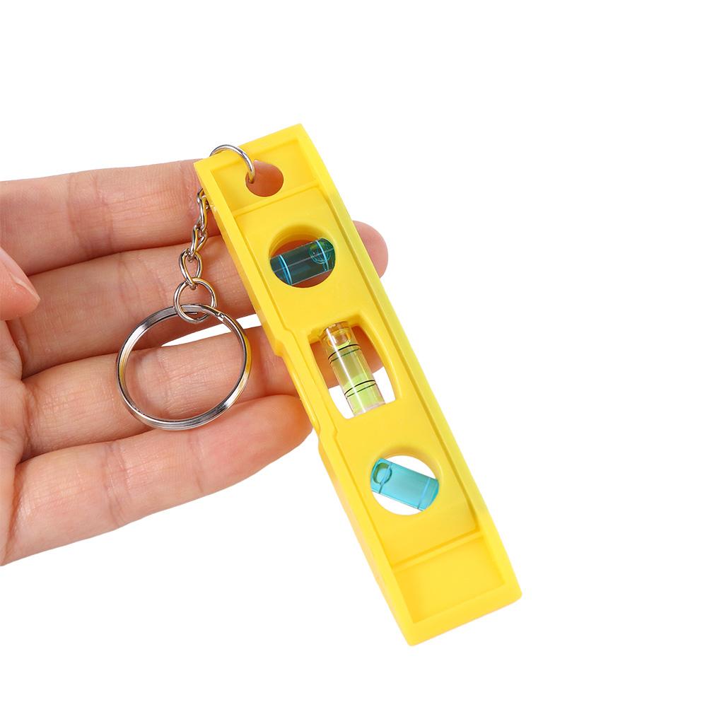 Carpentry Tool with Keychain 3 Bubble Level Horizontal Ruler Laser Level Strong Magnetic Gradient