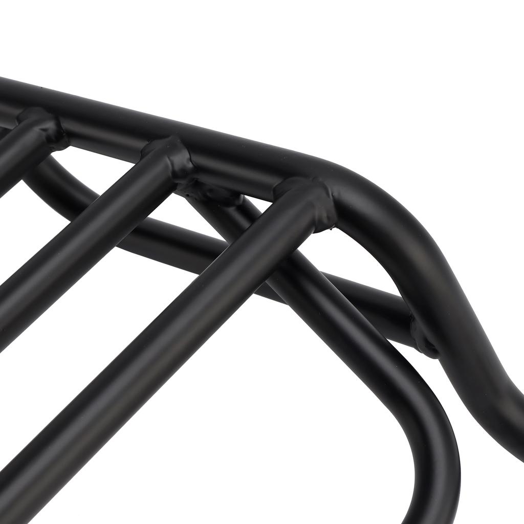 Schwarzer hinterer Gepäckträger für Himalayan und Scram 411 2022 2023 2024