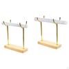 Bracelet Holder Display Storage Organizer with Wooden Base Jewelry