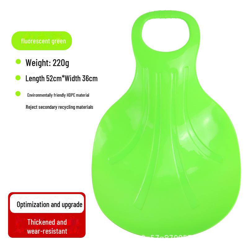 Fan-Shaped Grass Ski Board: Thickened Snowboard for Kids & Adults - Outdoor Lawn Skateboard Mat