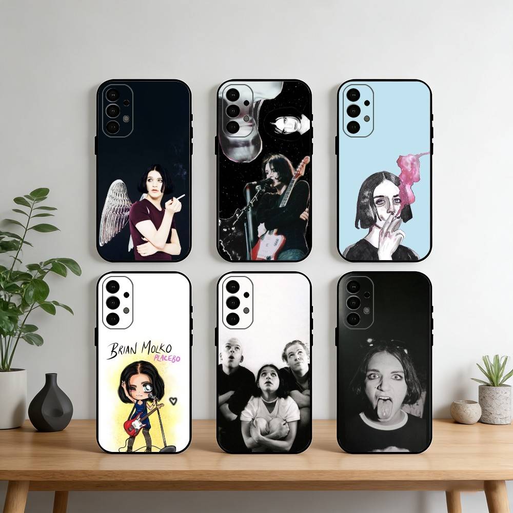Placebo Brian Molko Phone Case For Samsung S25,S24,S21,S22,S23,S30,Ultra,S20,Plus,Fe,Note,10,9,5G Black Cover