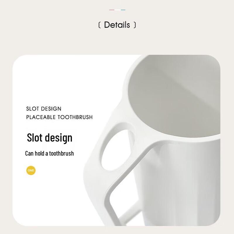 BDO Wave Pattern Toothbrush & Mouthwash Cup