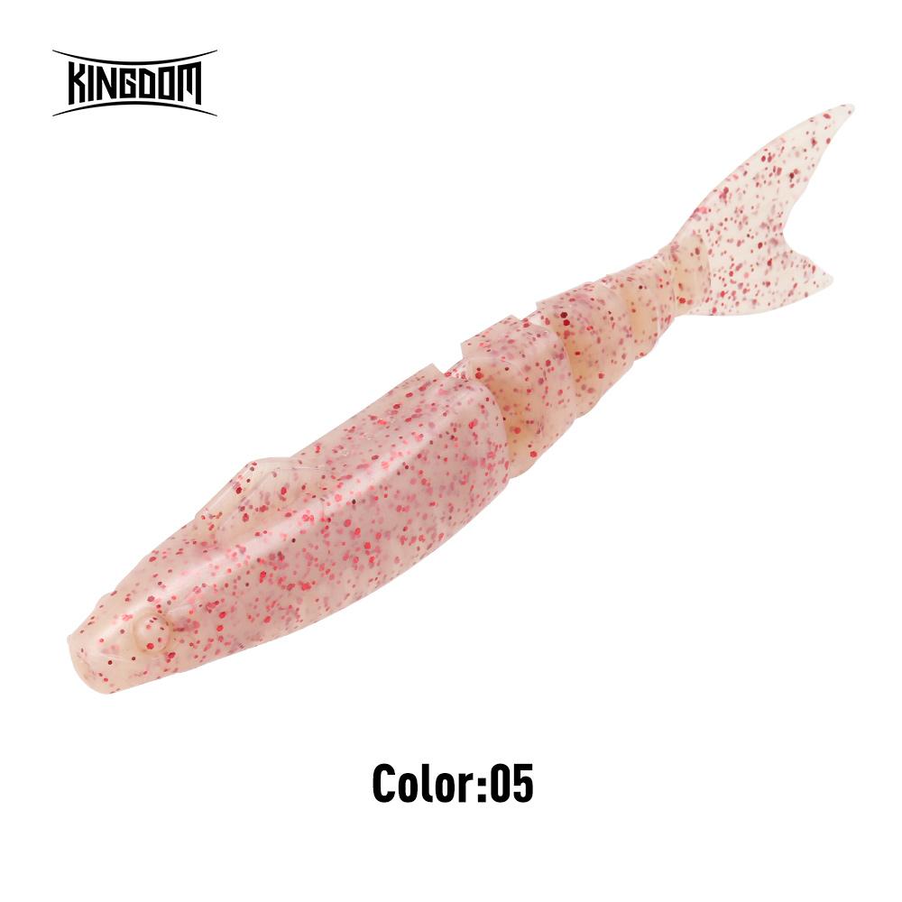 

Kingdom Multi Jointed Swimbait Crankbait Медленно тонущая бионическая искусственная приманка Мягкие приманки 05-67g-220mm-2pcs