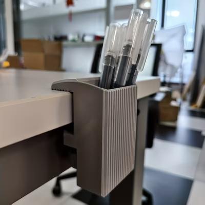 1PC Clampable Pen Holder, Suitable for Your Desk, with Spiral Switch Design, Saving Space