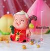 Plum Blossom Branch Longevity God & Goddess Cake Toppers for Birthday Celebration