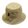 Yunibeosyeolkemiseuteuli Bk Metal Shiny Beige Bucket Hat Shiny Bucket Hat