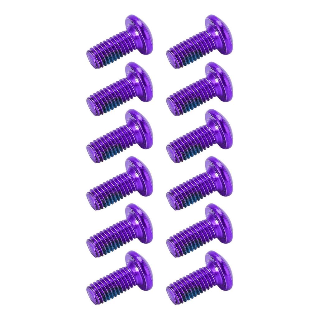 BOLANY 12pcs Mountain Bike Disc Brake Rotor Bolts Screws Alloy Steel Disc Rotor Screws
