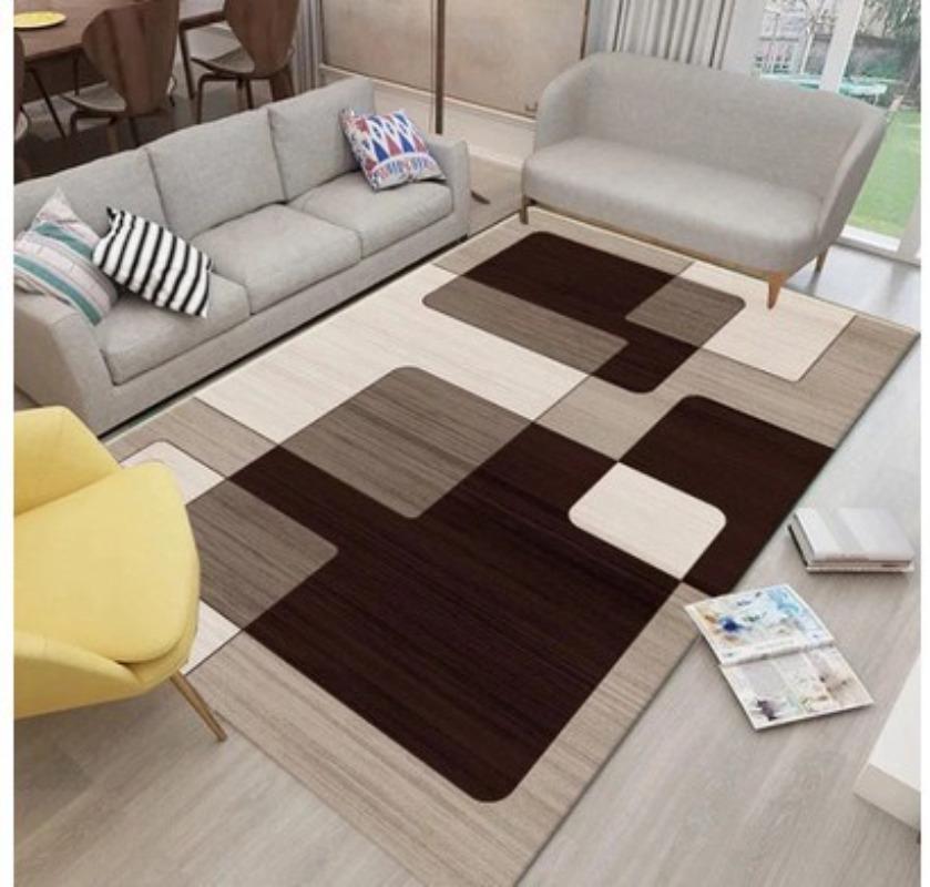 Minimalist Style Rug Luxurious Non-Slip Living Room Carpet Sofa Mat Bedroom Floor Covering Traditional Home Decor Mat Fashion