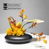 Chinese Style Floral Coffee Table Arrangement for Living Room or Hotel Decor