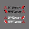 2pcs Car Body Decoration Stickers Car Door Scratch Blocking Decals For Mitsubishi Outlander Lancer EX Asx Pajero Sport L200