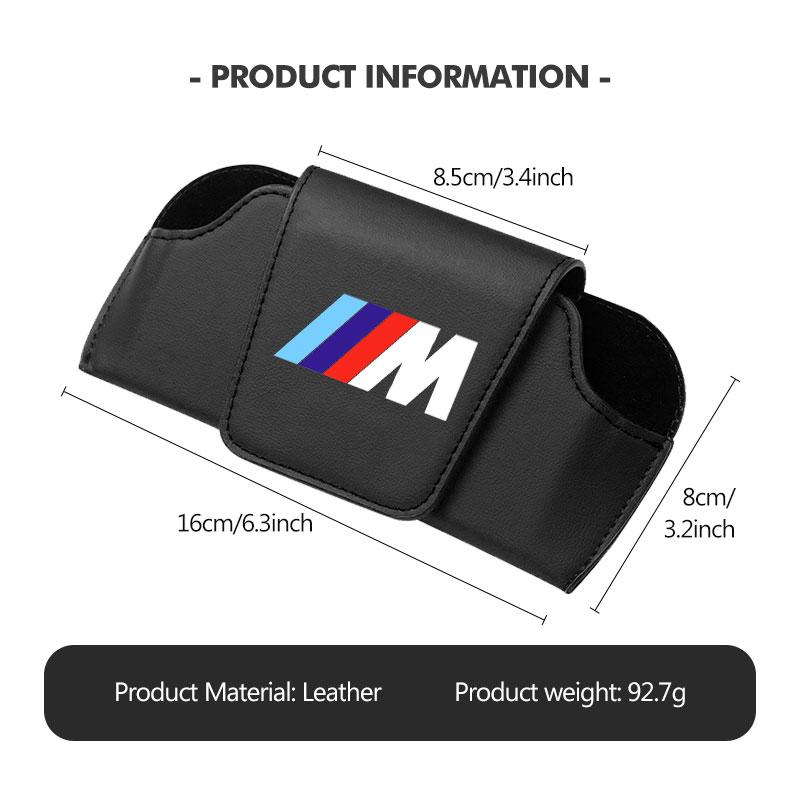 LBHBE1 2026 Car Sticker For BMW Car Sun Visor Glasses Holder Visor Bracket Sunglasses Support X1 X2 X3 X4 X5 X6 X7 G20 G30 6GT E46 E90