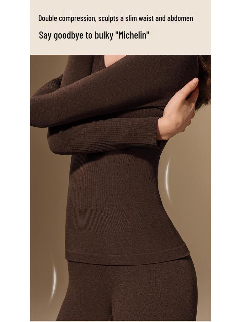 Herbal Slimming & Warm Women's Underwear Set - Autumn/Winter 2025, Cold-Proof Base Layer