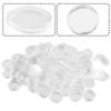 100Pcs Round Coin Cases, Transparent Plastic Capsules Holder, 34mm Inner Diameter, Preserve and Showcase Your Collection