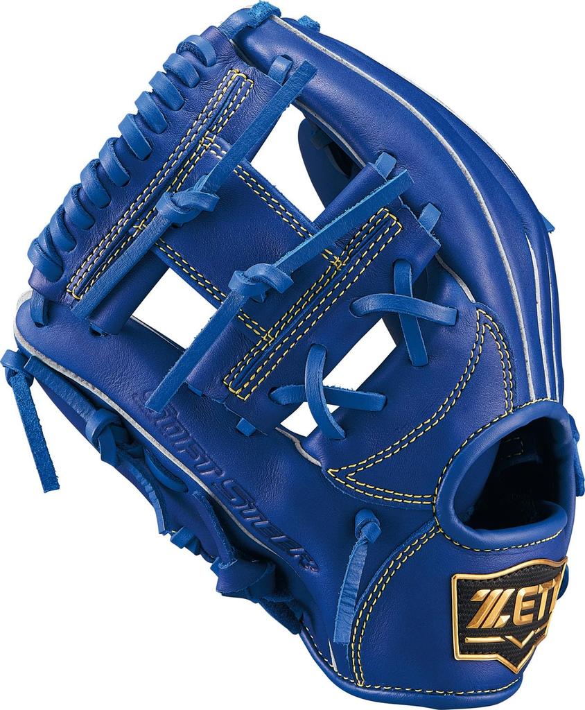 ZETT Youth Baseball Soft Royal Blue BJGB74510F Glove, Steer, All-Around, Left-Handed Throw, (2500), Size SS,