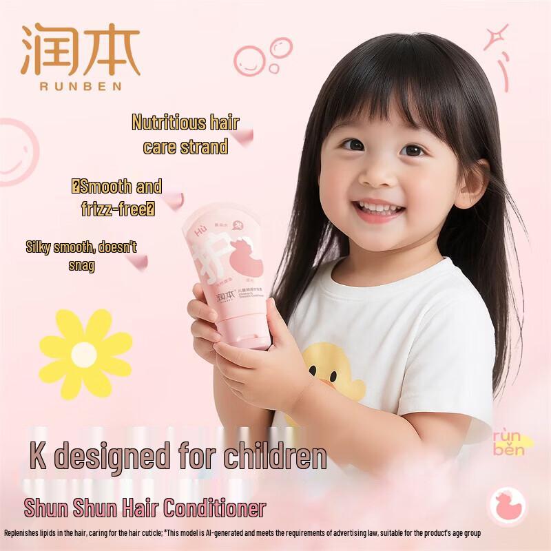 RUNBEN Kids Smooth Hair Conditioner