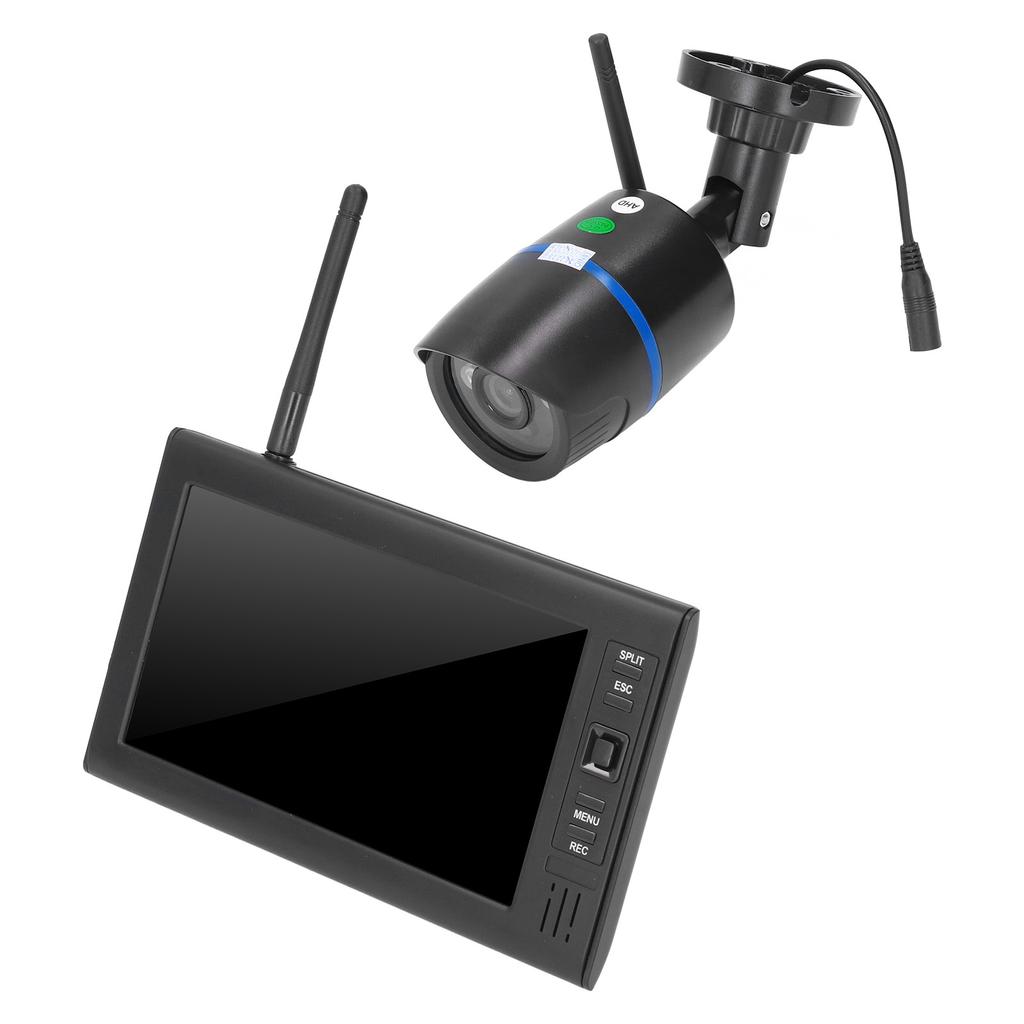 7in High Definition 720P Infrared Camera Wireless Surveillance Camera 4 Channel DVR Household Video