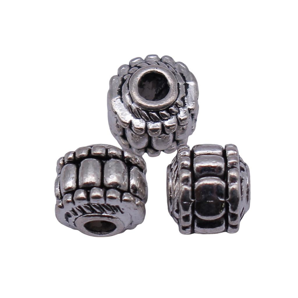 Tribal Pattern Tube Beads Charms Braided Spacer Beading For Jewelry Materials