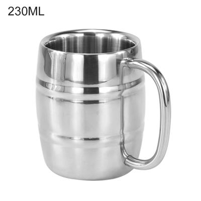 230/300/450ml Double-Layer Portable Stainless Steel Coffee Beer Mug Drinking Cup Sale Goods
