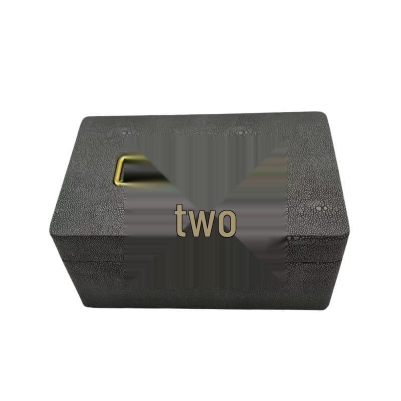 

Elegant Wooden & Metal Tissue Box - Decorative Home, Hotel, Car, KTV Ornament 215 x 130 x 105 mm