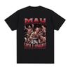Max Holloway Błogosławiony Koszulki Graficzne Unisex Damska Moda High Street Vintage Koszulki Unisex Letnie Topy Okrągły Dekolt Koszulka z Krótkim Rękawem