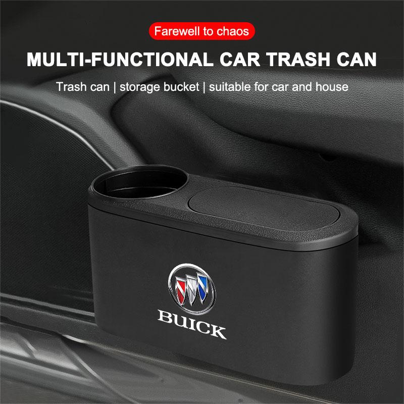 Mülleimer Auto Emblem Mülltonne Behälter Aufbewahrung Auto Zubehör für Buick Envision GS GL6 GL8 Avenir Riviera Lesabre Velite Verano