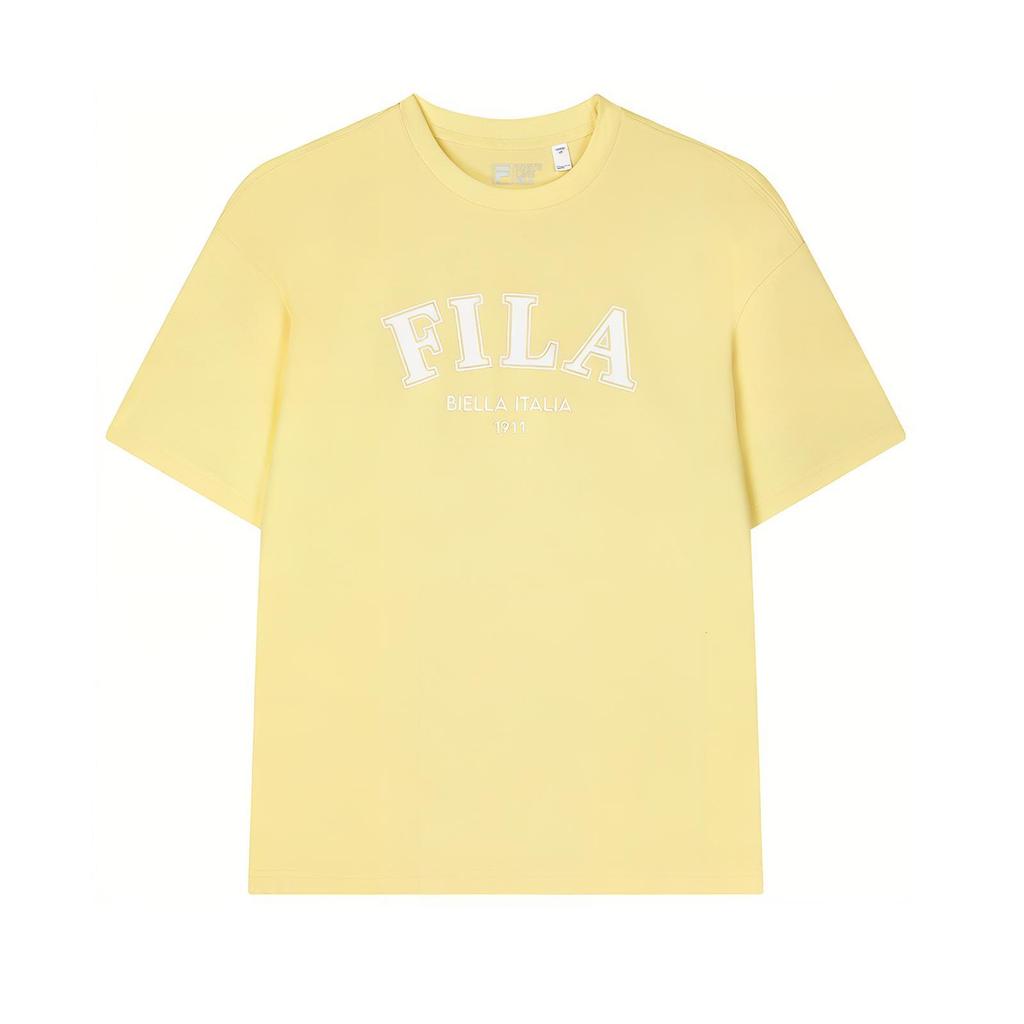 New FILA T-Shirt Men's Morning Dawn Yellow F51U429104FYE