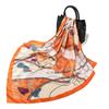 Women's Versatile Silk-Like Satin Scarf, Large Square Shawl for Spring & Autumn