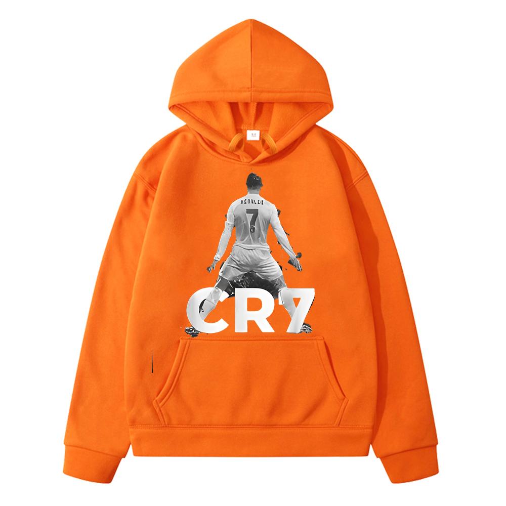 Football fan CR7 Autumn Hoodies Fleece Sweatshirt boy clothes y2k sudadera Casual anime hoodie Jacket pullover kids clothes girl