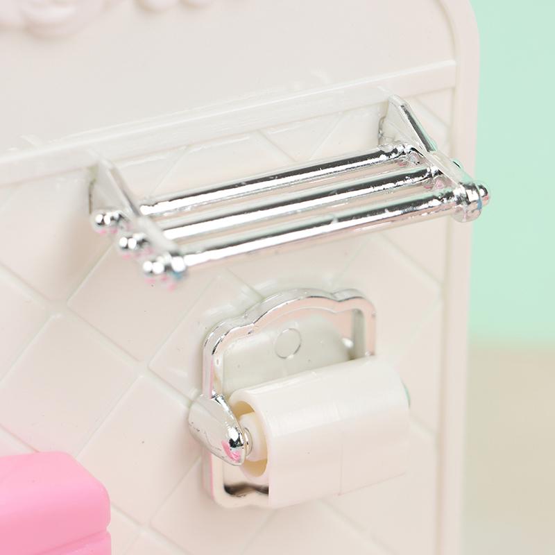 Simulare Păpușă Cadă Lavoar Toaletă Model Potrivire Copii Fete Jucării